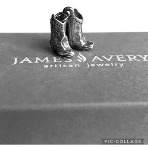 James Avery Silver Western Boot Charm